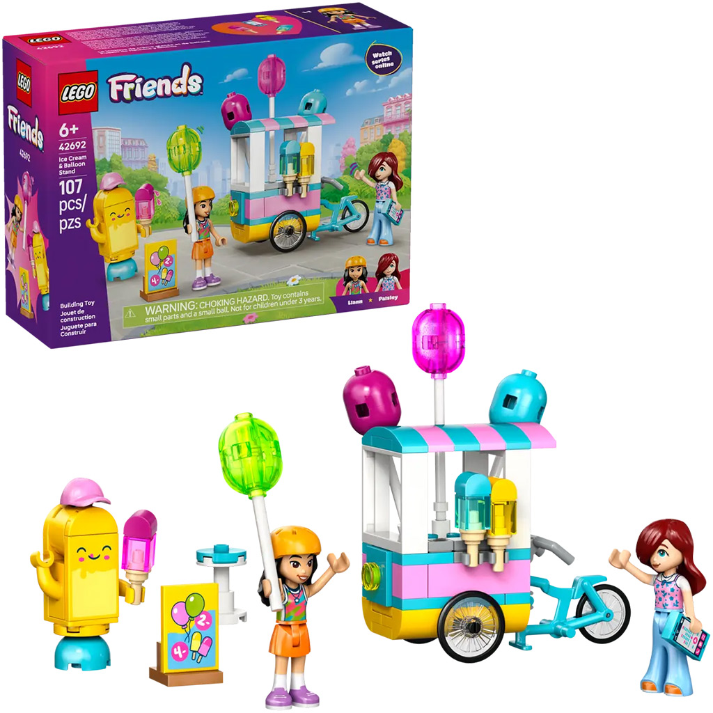 LEGO® Friends: Fagylalt- és léggömbárus (42692) kép 1