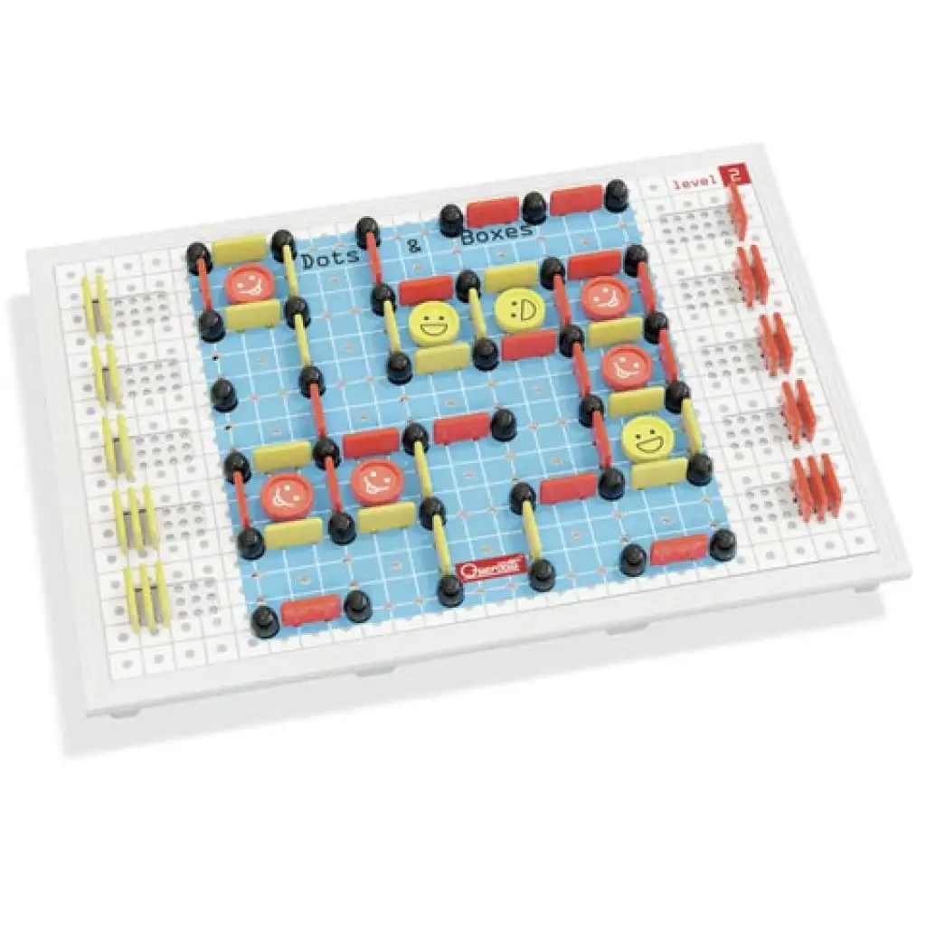 Quercetti: Familienspiel - Punkte und Kästchen Spiel kép 2