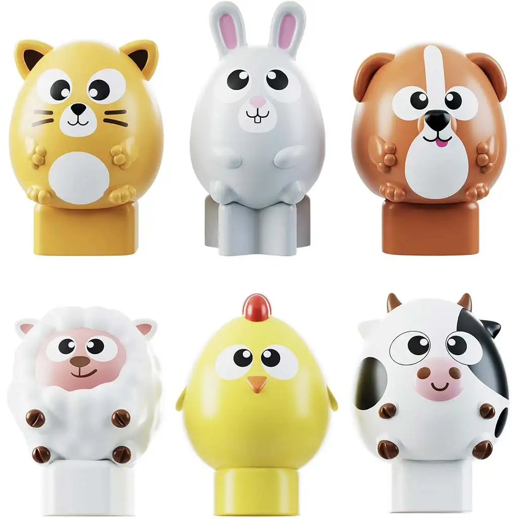 Carotina Baby: Bauernhof-Tier-Formenpuzzle-Spiel - Lisciani kép 2