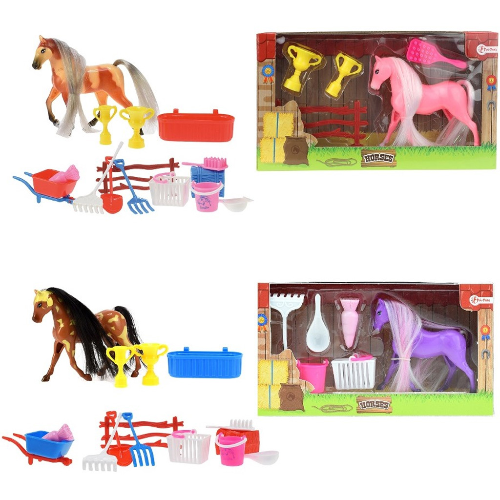 Pony-Reiterspielset mit Trophäen und Zubehör, in verschiedenen Ausführungen, 1 Stück kép 3