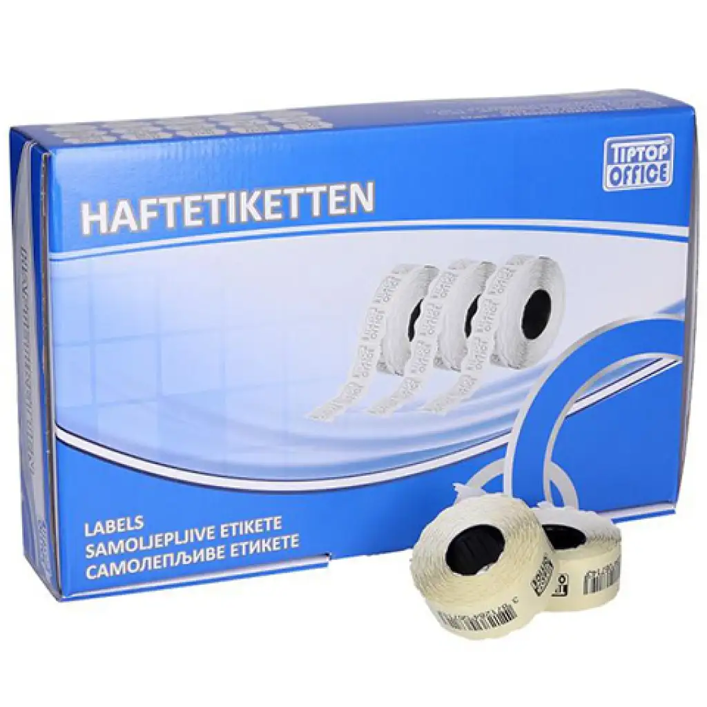 Spirit: Weiße Preisauszeichnungsetikette 22x12mm