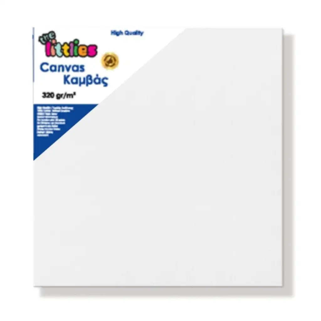 Gespanntes weißes Malerleinwand 20x20cm