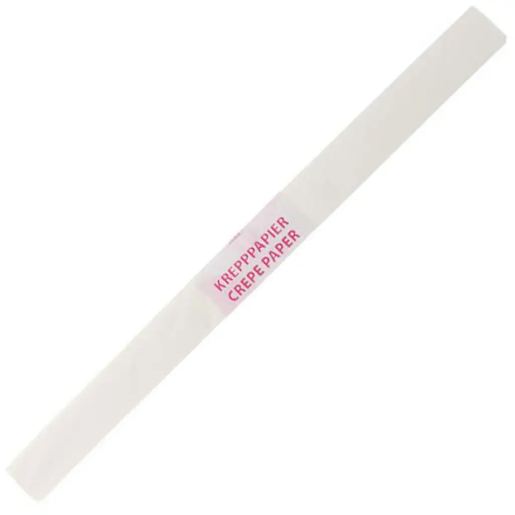 Spirit: Krepppapier in Weiß, 200x50cm