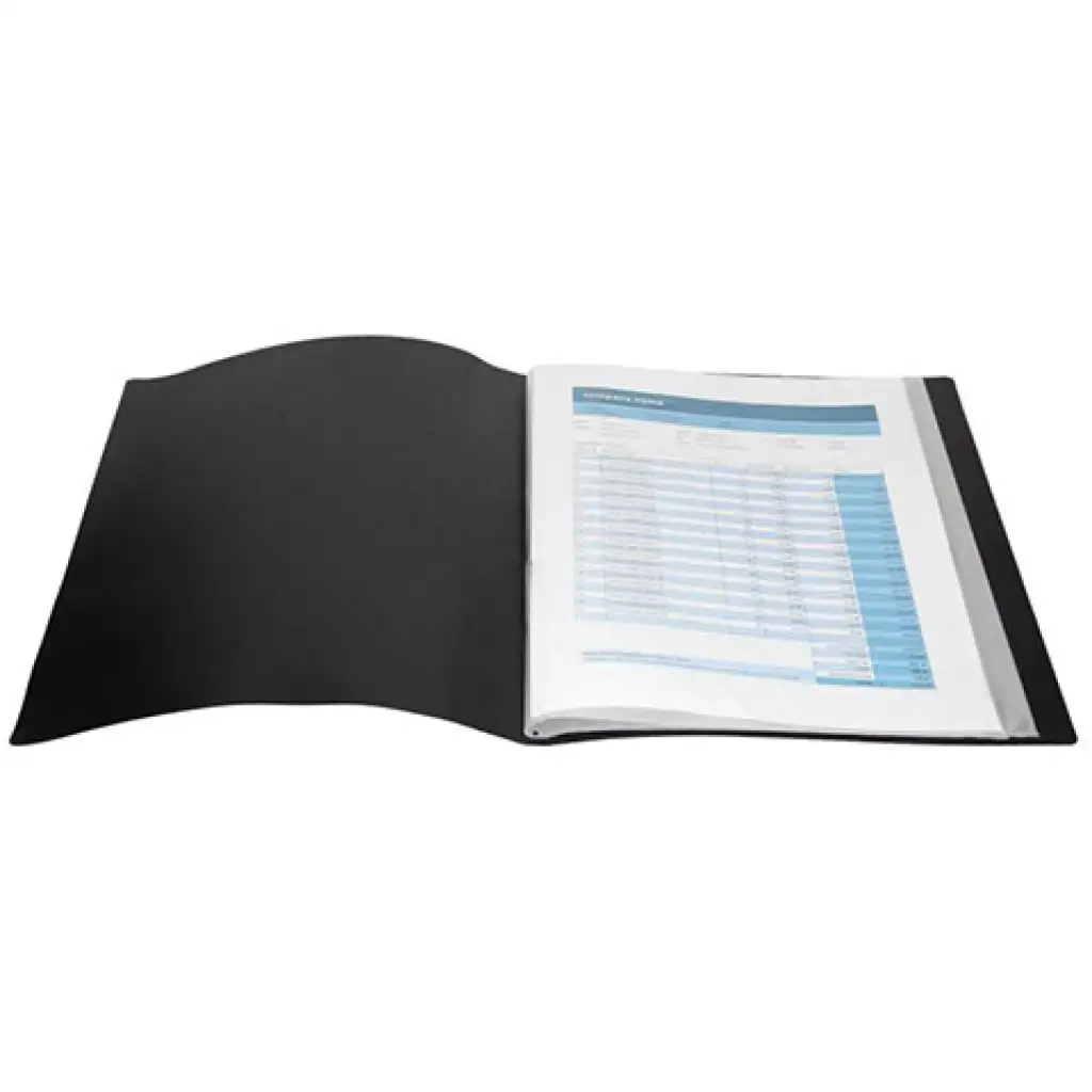 Spirit: Schwarze A4-Präsentationsmappe mit 30 Hüllen kép 2