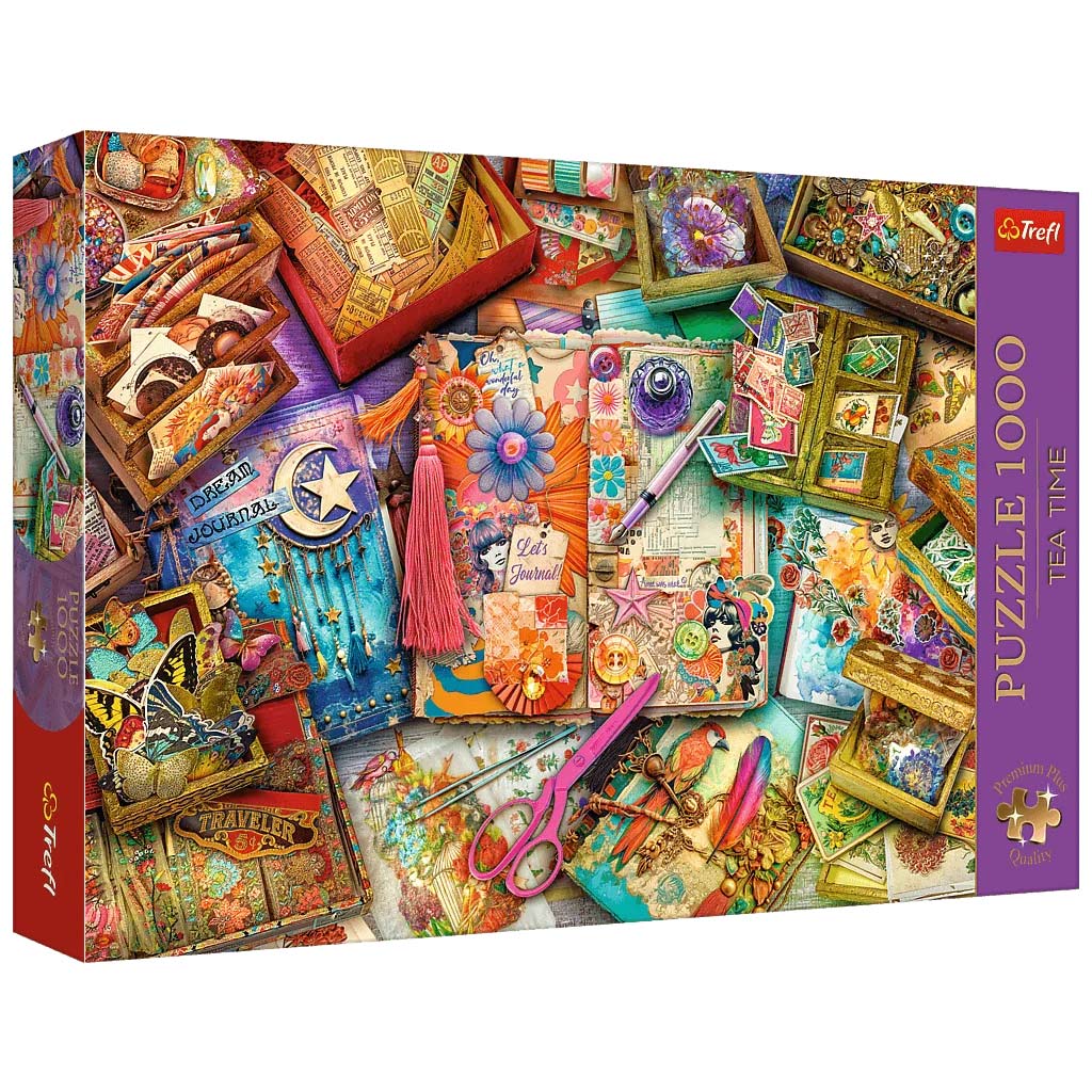 Kreatív asztalka 100db-os Prémium plus quality puzzle - Trefl kép 1