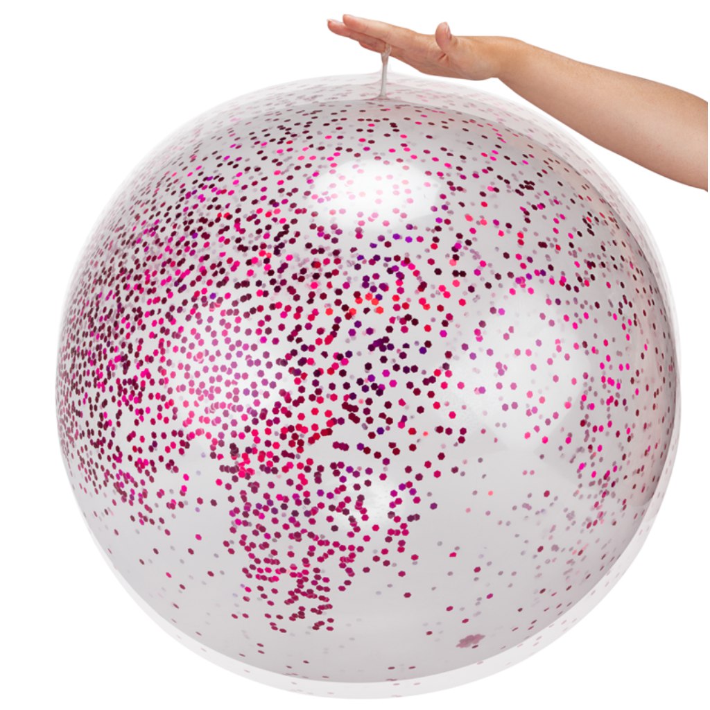 Aufblasbarer Glitzerball, 60 cm, in verschiedenen Ausführungen kép 2