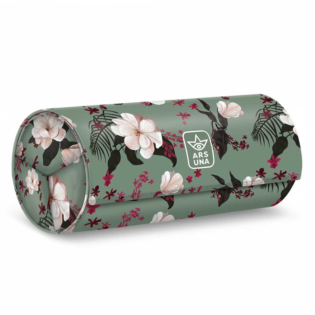 Ars Una: Flowery green feltekerhető tolltartó 20x9x9cm kép 1