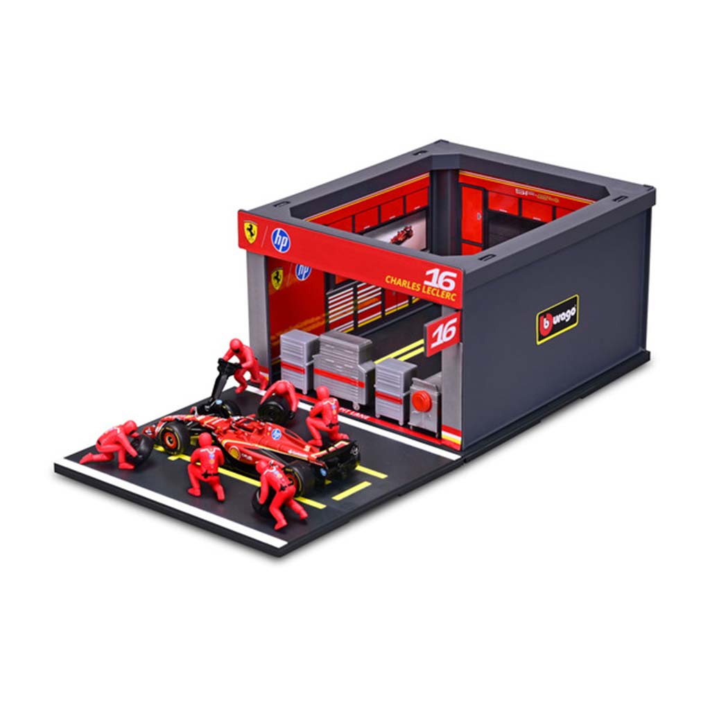 Bburago: F1 Rennwagen 1/43 - Ferrari SF-24 Boxengasse kép 3