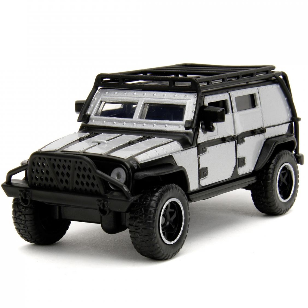 Fast & Furious: Legacy Serie Dom’s Dodge Charger R/T & Tej’s Jeep Wrangler Metall-Automodell-Set 1/32 – Jada Toys kép 3