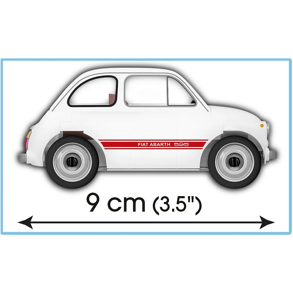 COBI: Fiat Abarth 595 Bausatz (24524) kép 4