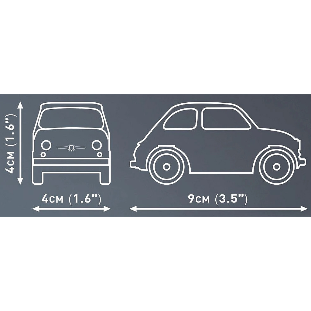 COBI: Fiat Abarth 595 Bausatz (24514) kép 3