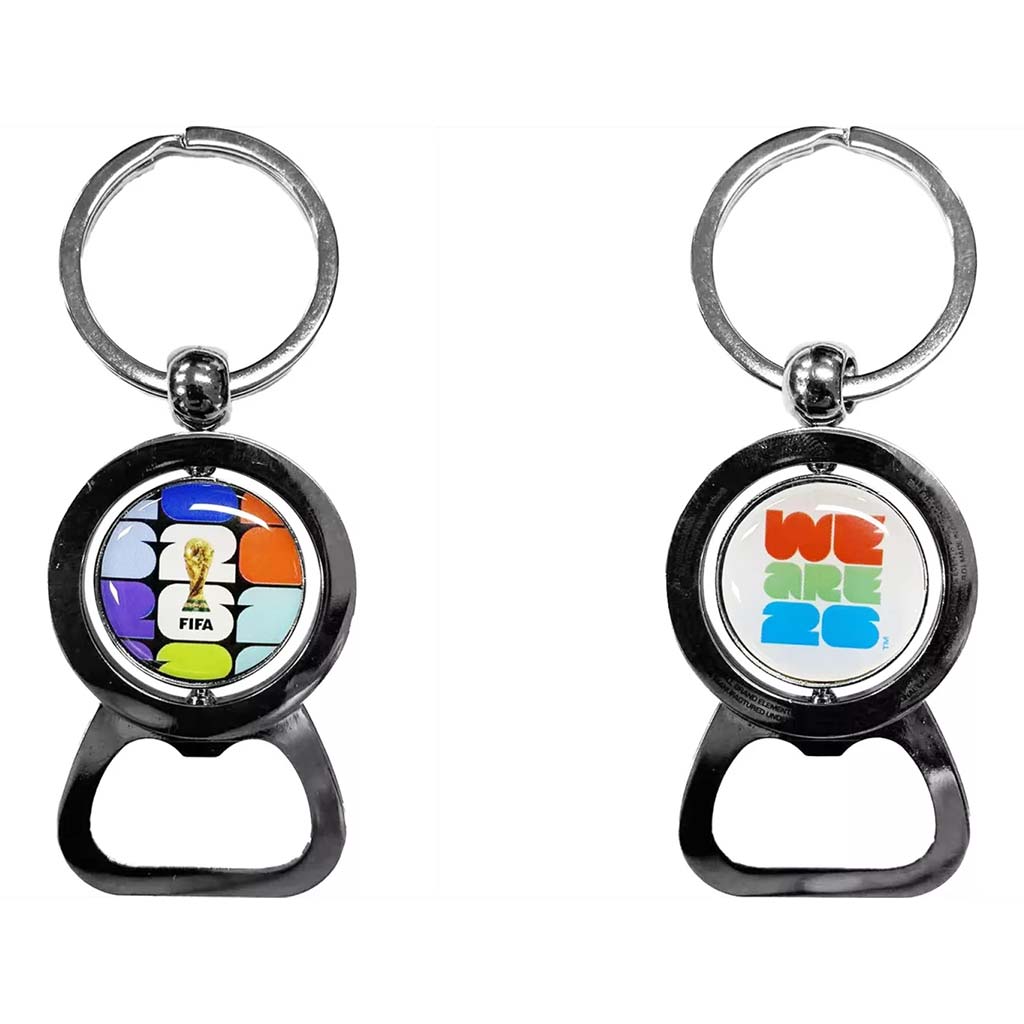 Hy-Pro: FIFA World Cup 2026 Schlüsselanhänger mit Flaschenöffner, in zwei Ausführungen