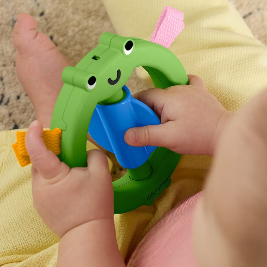 Fisher-Price: Fröhlicher Frosch-Beißring - Mattel kép 2
