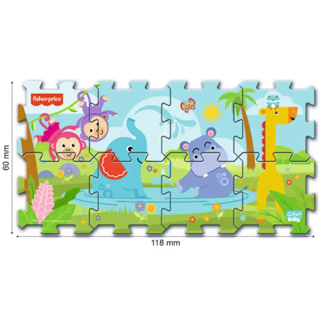 Fisher-Price Tier-Schwamm-Puzzle - Trefl kép 2