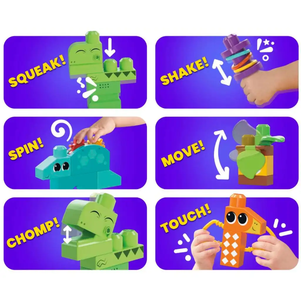 Fisher-Price: Dino-Bausatz 24-teilig - Mega Bloks kép 3