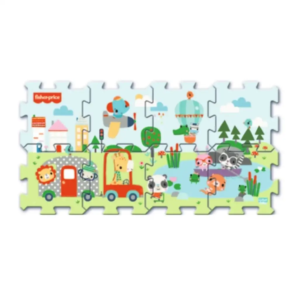 Fisher-Price Smile Schaumstoff-Puzzle - Terfl kép 4