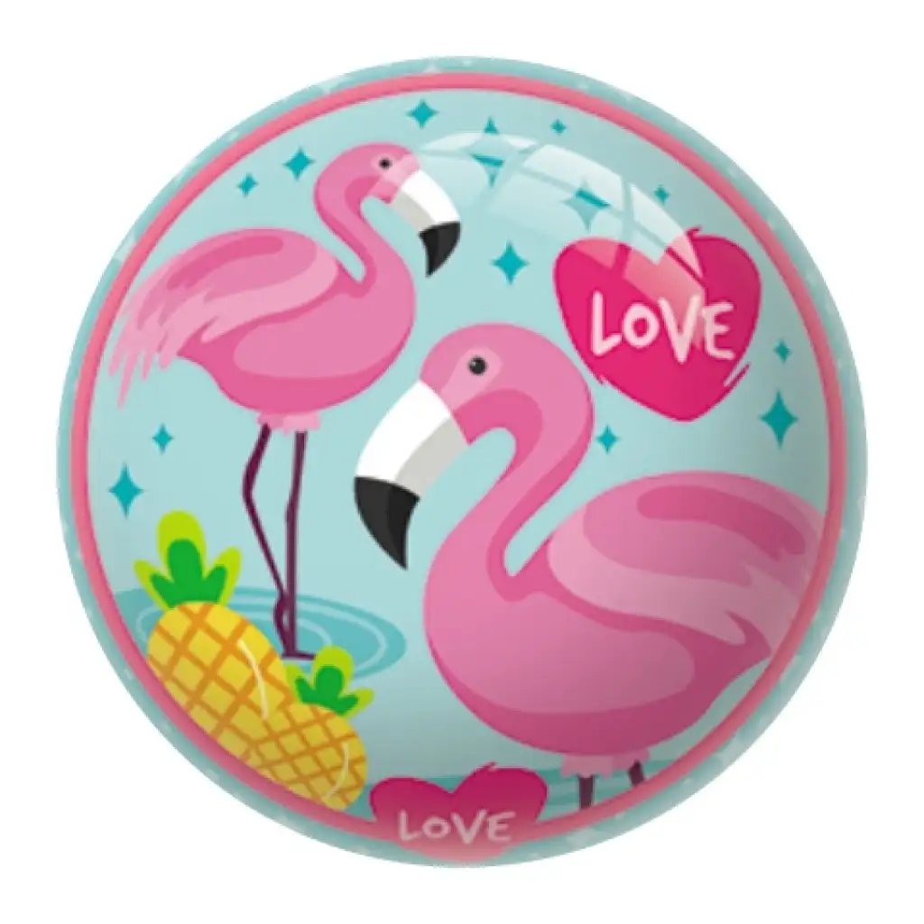 Flamingo-Gummiball 14 cm