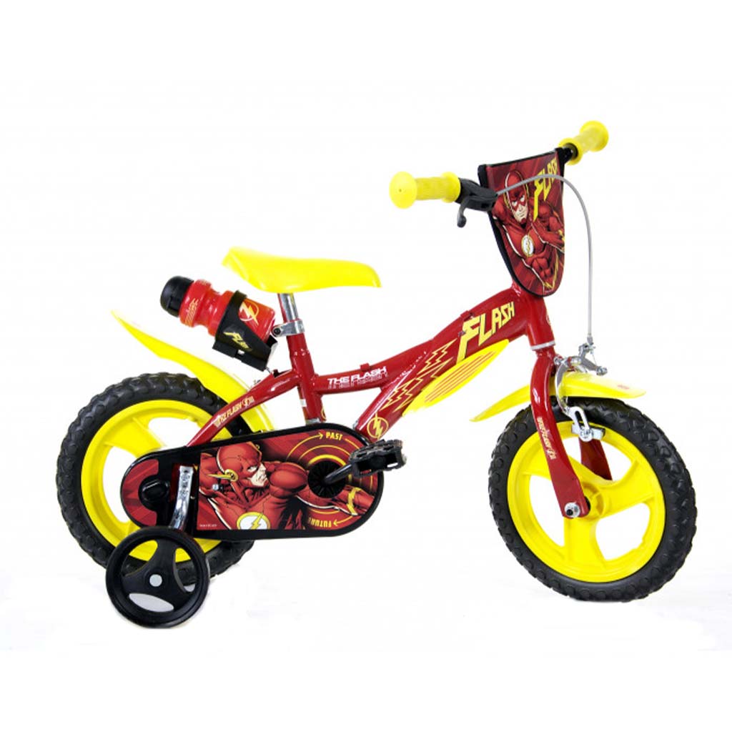 DC Flash Kinderfahrrad, 12 Zoll – Dino Bikes kép 1