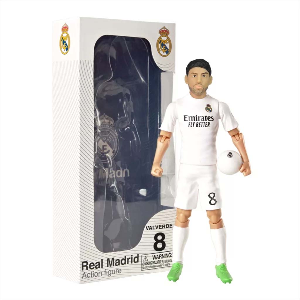 Fußball-Actionfigur, 20 cm – Real Madrid, Valverde im Trikot Nr. 8