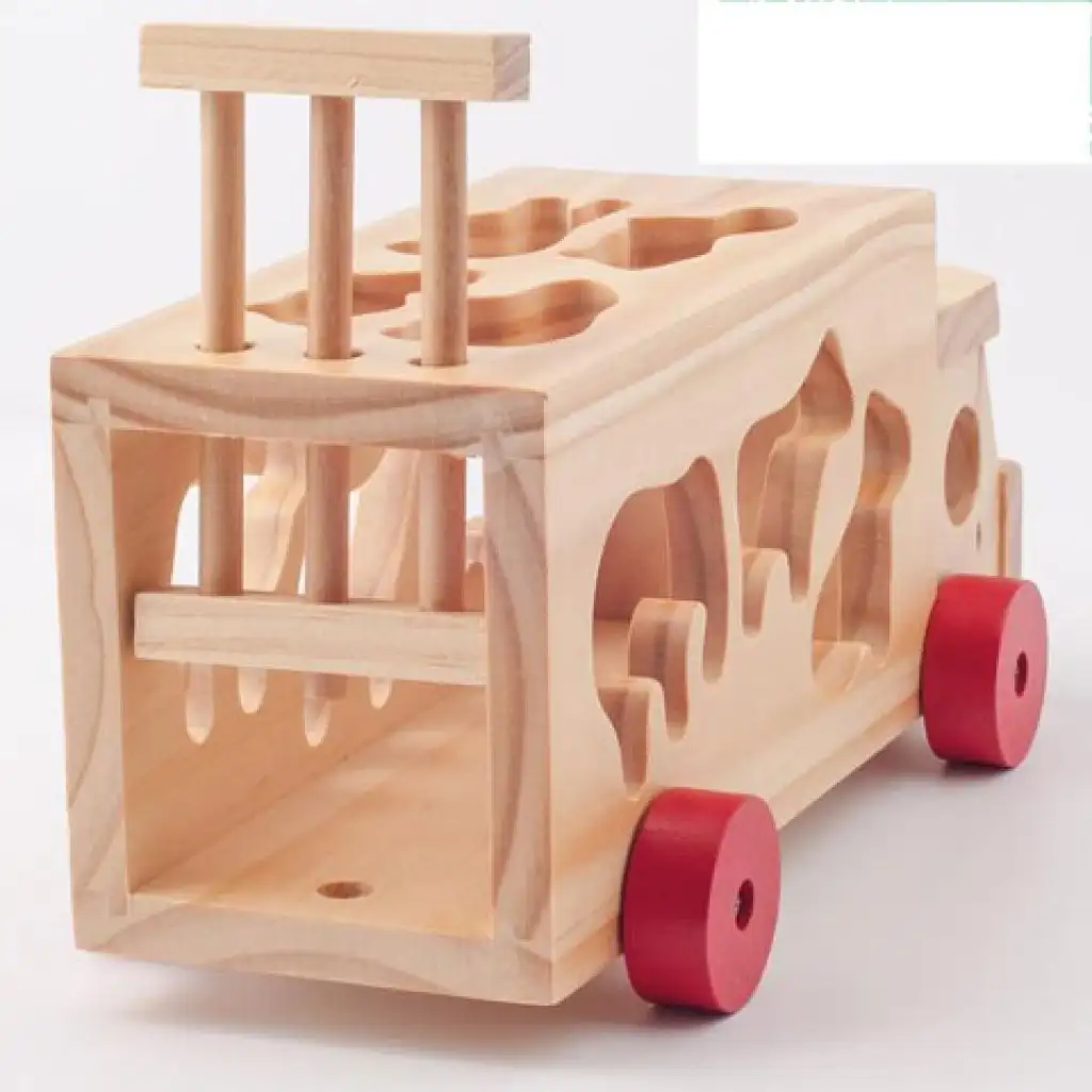 Holzform-Sortier-LKW mit Tieren kép 3