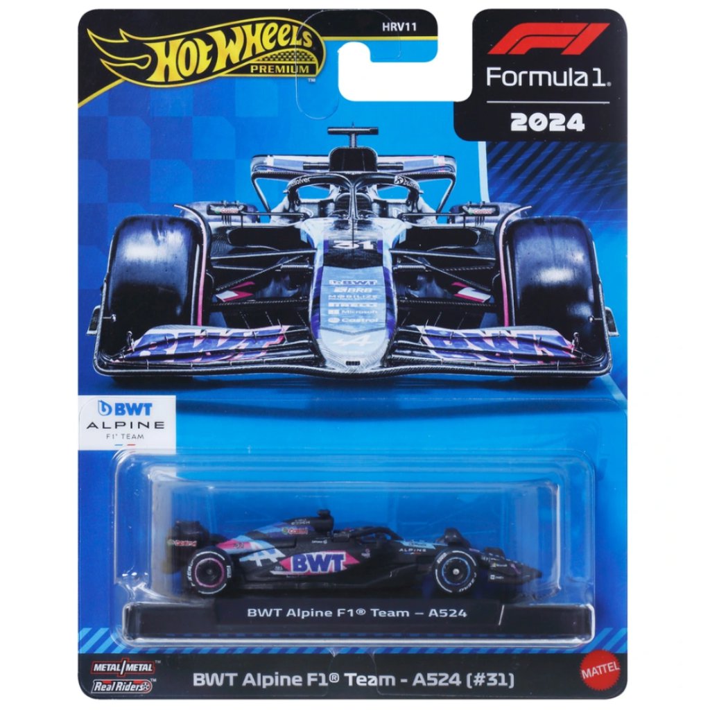 Hot Wheels Formel 1: BWT Alpine A524 (#31) Modellauto 1/64 - Mattel