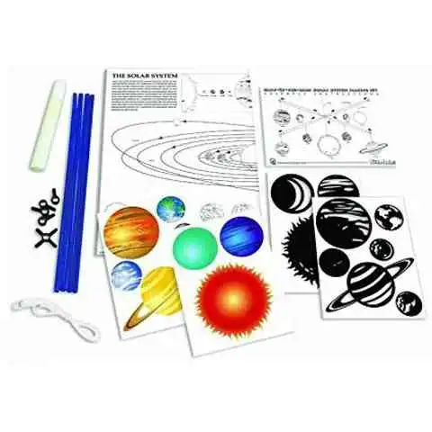 Phosphoreszierendes mobiles Sonnensystem-Bastelset für wissenschaftliche Spiele kép 2