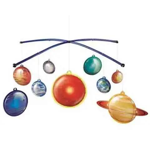 Phosphoreszierendes mobiles Sonnensystem-Bastelset für wissenschaftliche Spiele kép 3