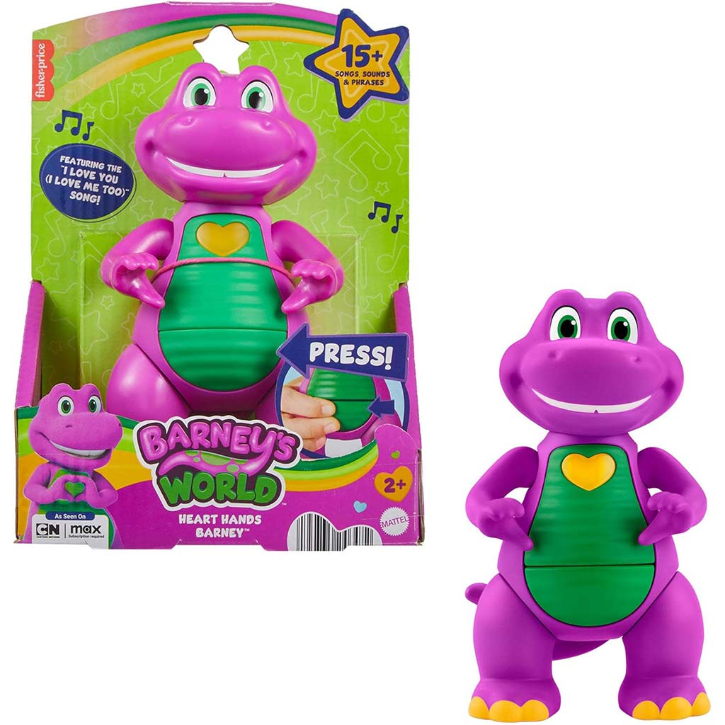 Fisher-Price: Barneys Welt – Herz zeigender Barney – Mattel