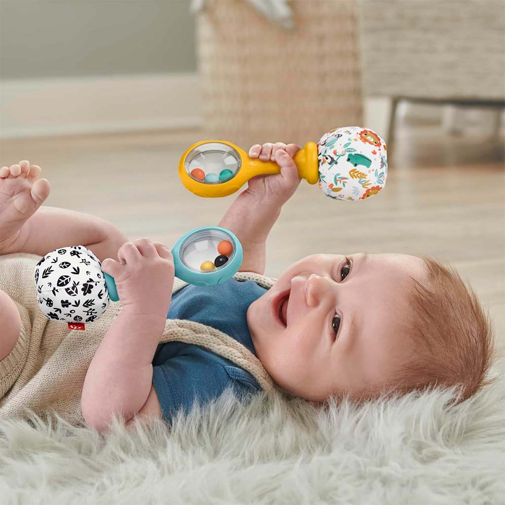 Fisher-Price: Rassel-Rumbakugeln für Babys - Mattel kép 3