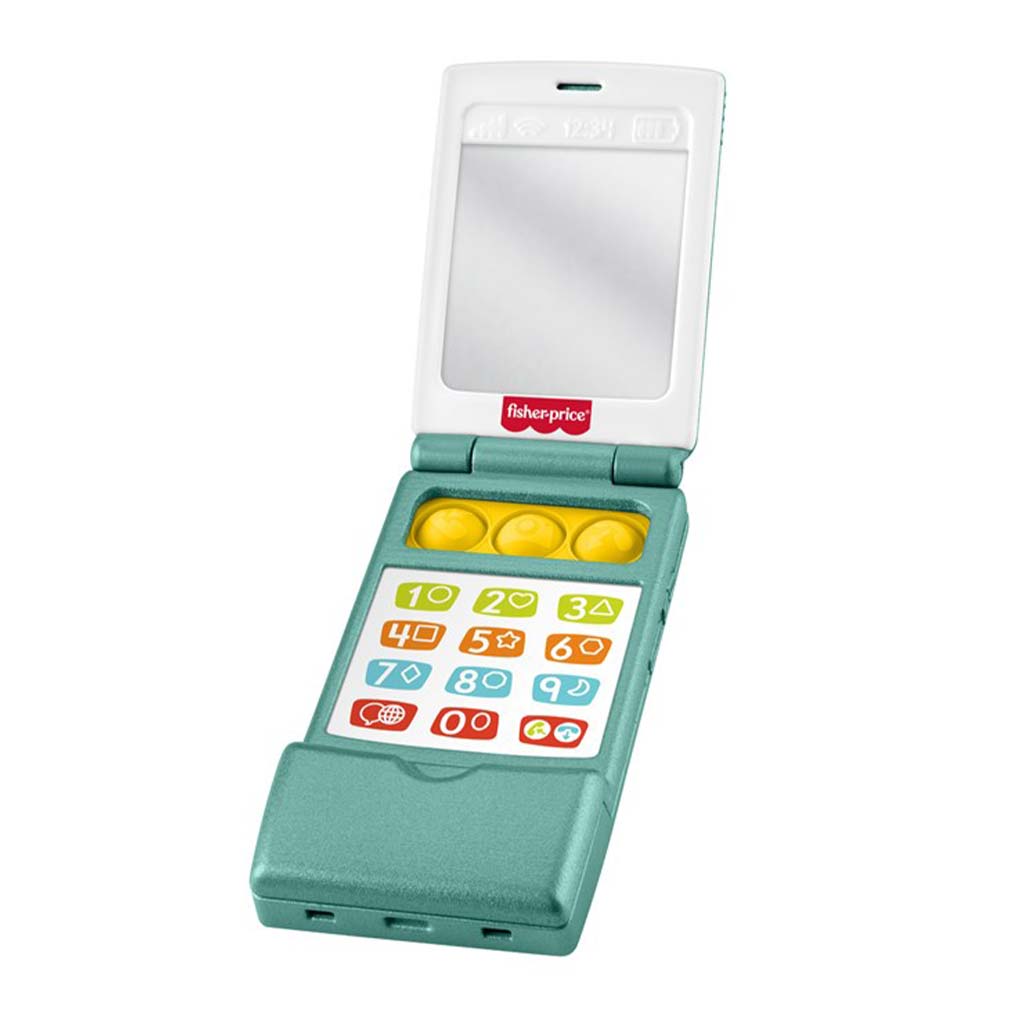 Fisher-Price: Lachen & Lernen aufklappbares Telefon – Mattel kép 2