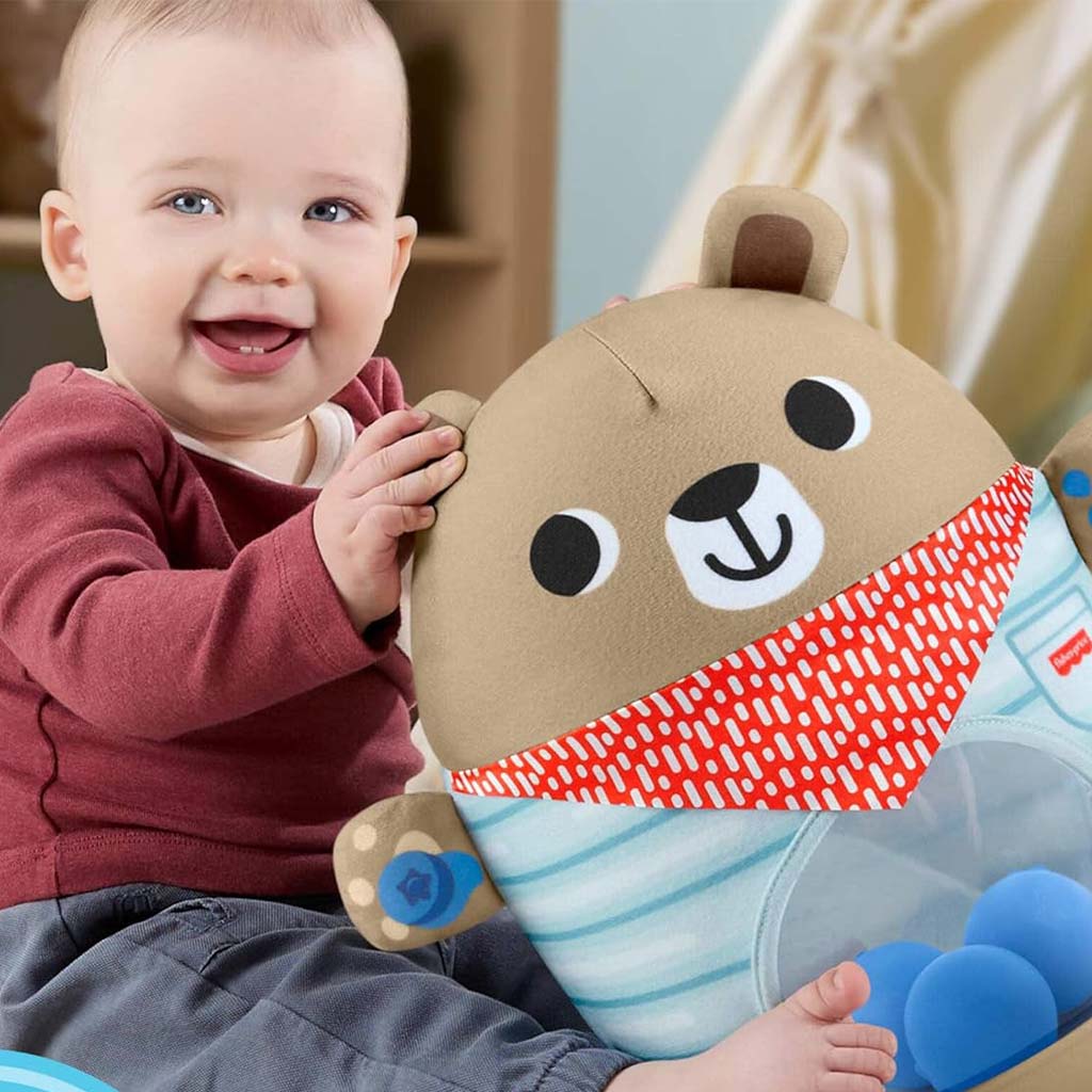 Fisher-Price: Stehauf-Bär für Babys – Mattel kép 5