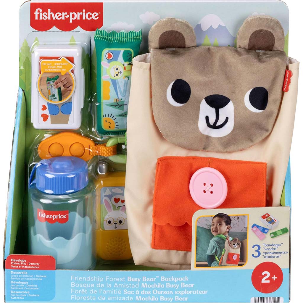 Fisher-Price: Bären-Rucksack - Mattel