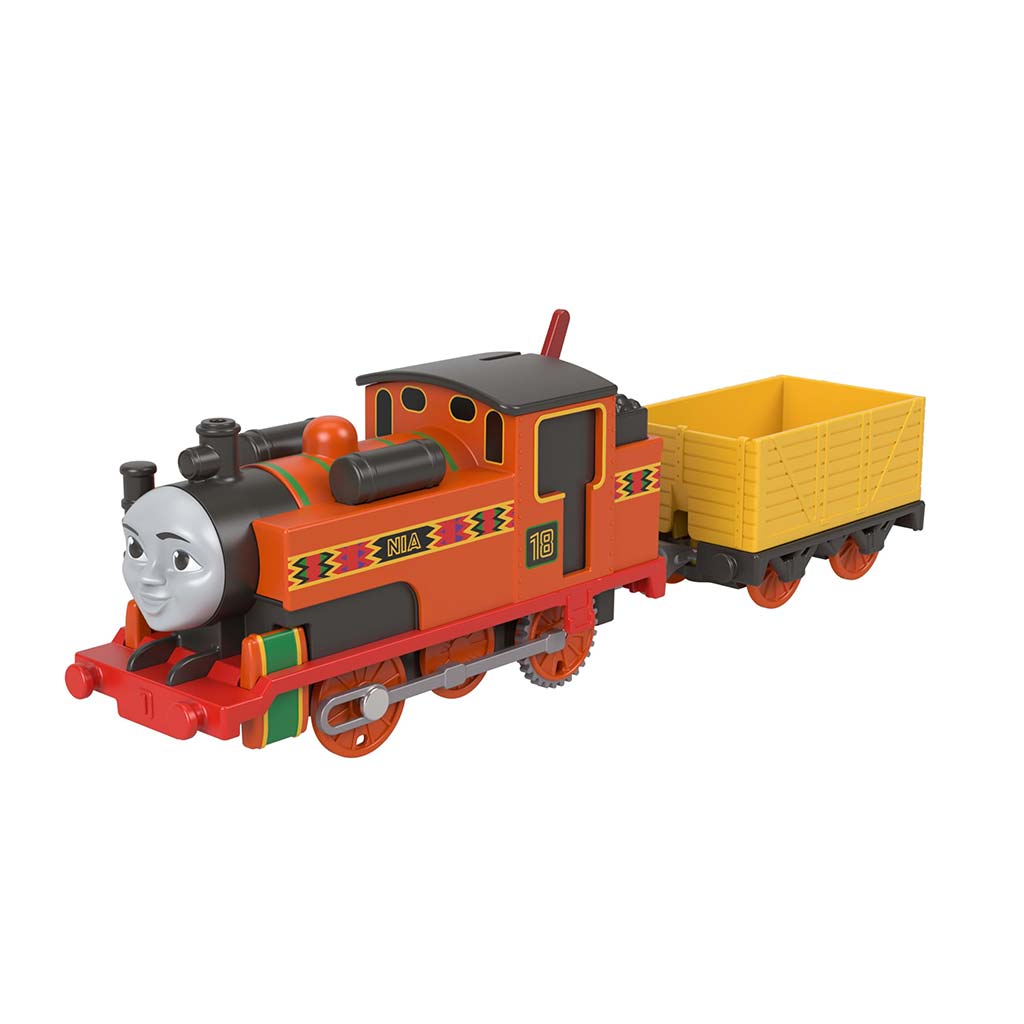 Fisher-Price: Thomas und seine Freunde – Motorisierte Lokomotive Nia – Mattel kép 2