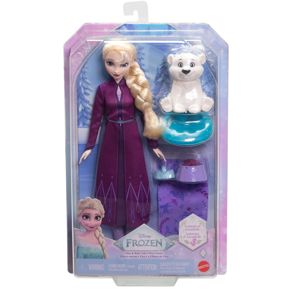 Die Eiskönigin: Elsa und das kleine Eisbärchen Spielfigurenset – Mattel