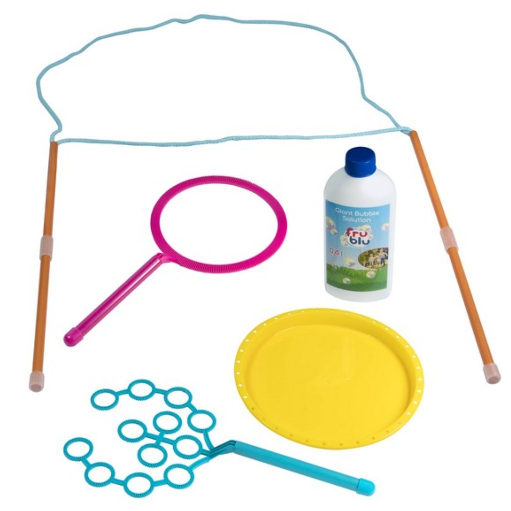 FruBlu: Deluxe-Seifenblasen-Set mit 0,4 l Flüssigkeit kép 2