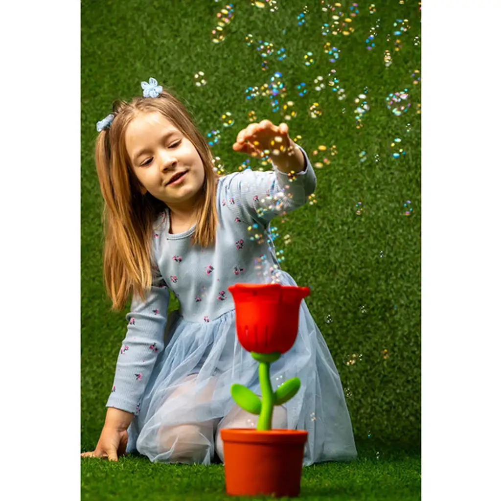 FruBlu: Lichtblasenmaschine Rose mit 2x40ml Flüssigkeit kép 4