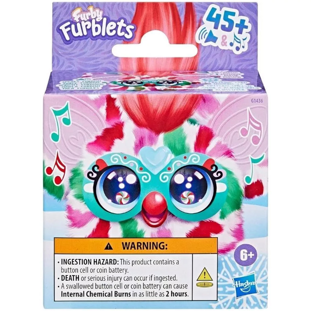 Furby: Furblets Pep-Mint interaktív plüssfigura - Hasbro kép 1