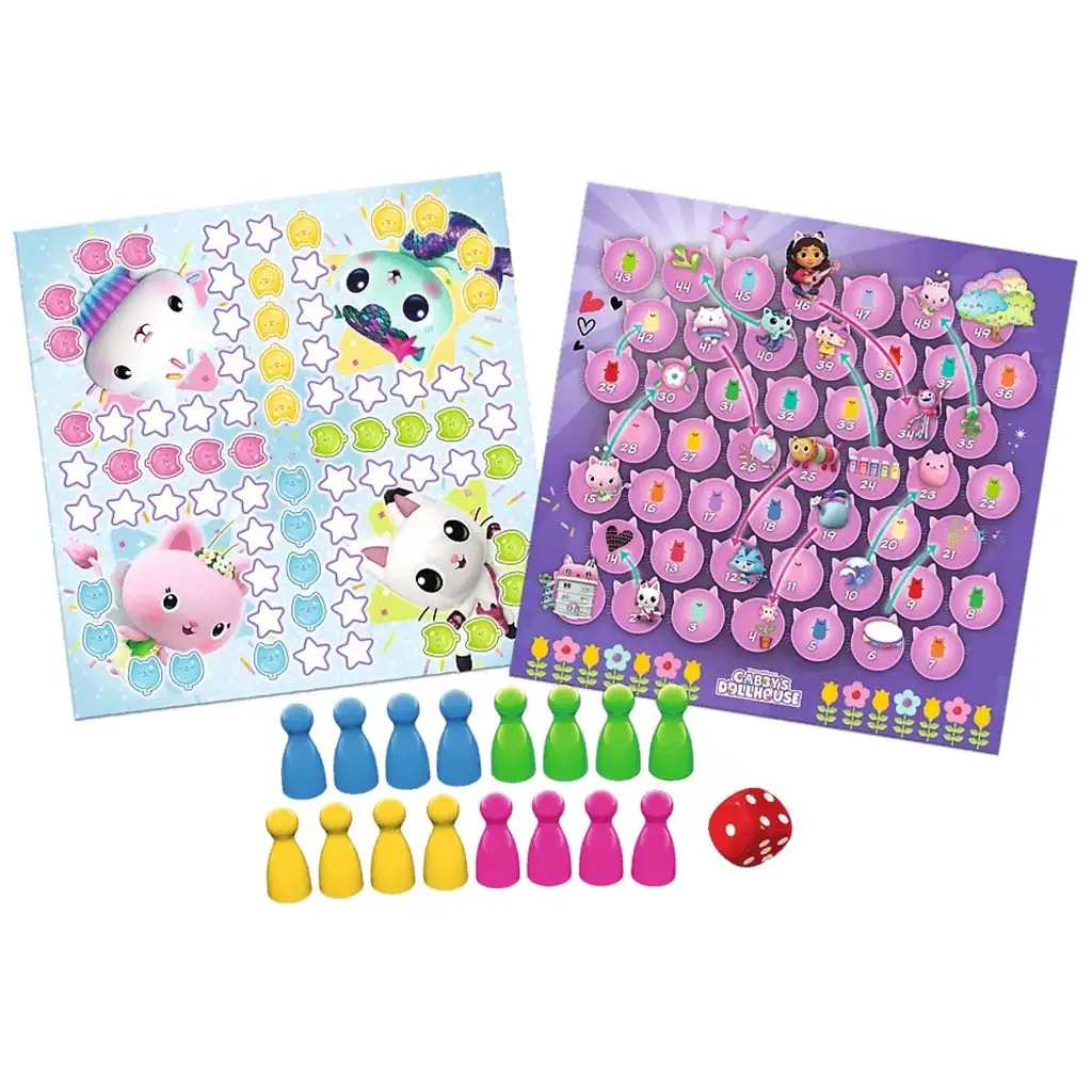 Gabis Puppenhaus: 2-in-1 Brettspiel-Set - Trefl kép 2
