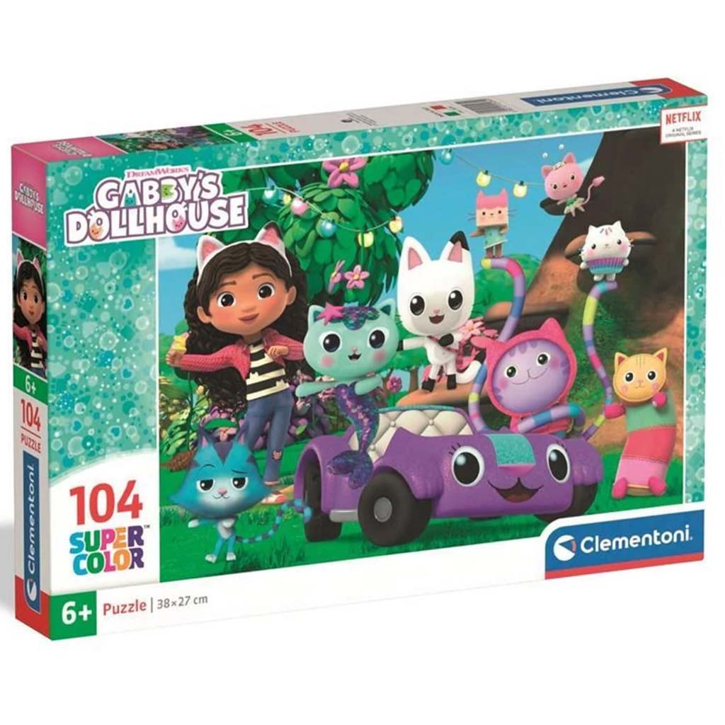 Gabis Puppenhaus 104-teiliges Supercolor Puzzle – Clementoni