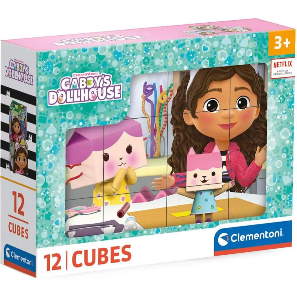 Gabis Puppenhaus 12-teiliges Märchenwürfel-Set - Clementoni