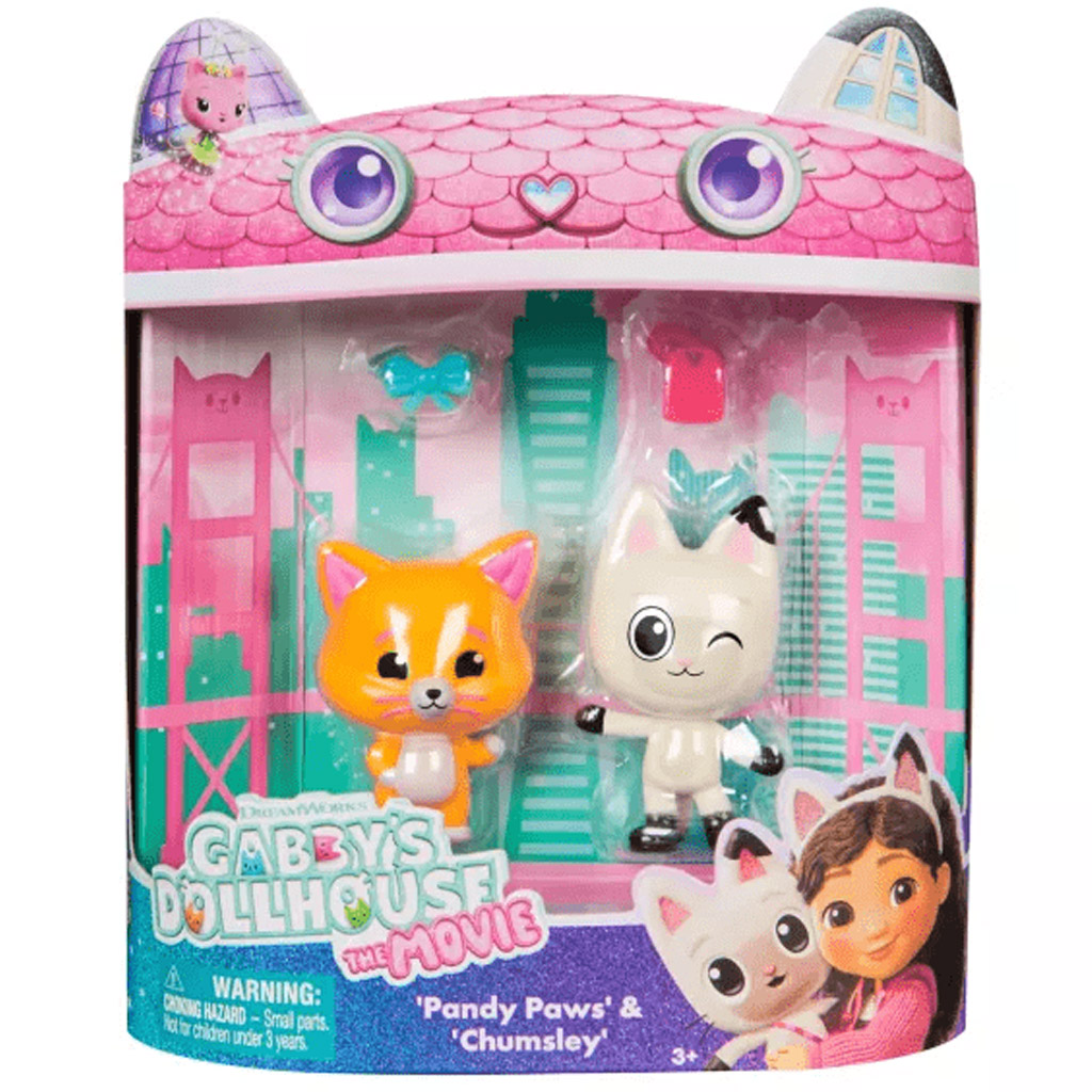 Gabis Puppenhaus Kino – Panda Paws und Chumsley 2er-Figuren-Set – Spin Master