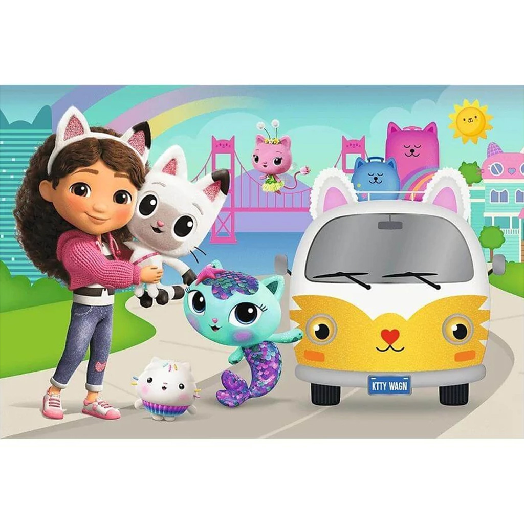 Gabis Puppenhaus – Der Film 60-teiliges Puzzle – Trefl kép 2