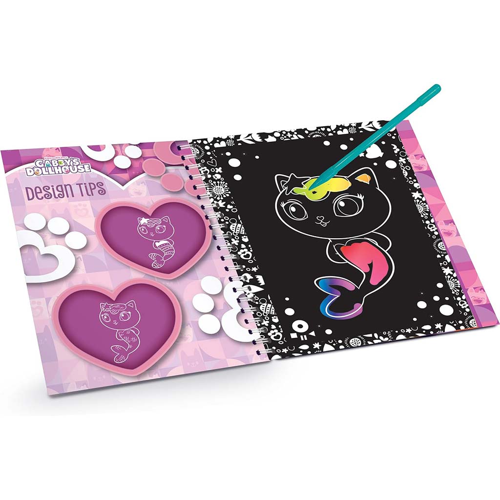 Gabis Puppenhaus A-meow-zing Kratzbilder Kreativset 44 Seiten - Lisciani kép 2