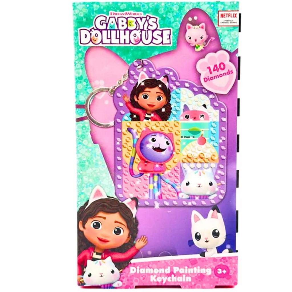 Canenco: Gabis Puppenhaus Diamantmalerei Schlüsselanhänger
