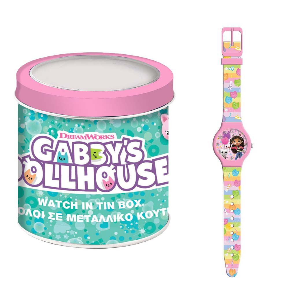 Luna: Gabi Puppe Analoguhr in Metall-Geschenkbox