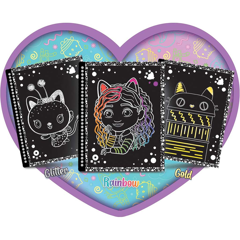 Gabis Puppenhaus Pawtastic Kratzbild Kreativset 44 Seiten - Lisciani kép 3