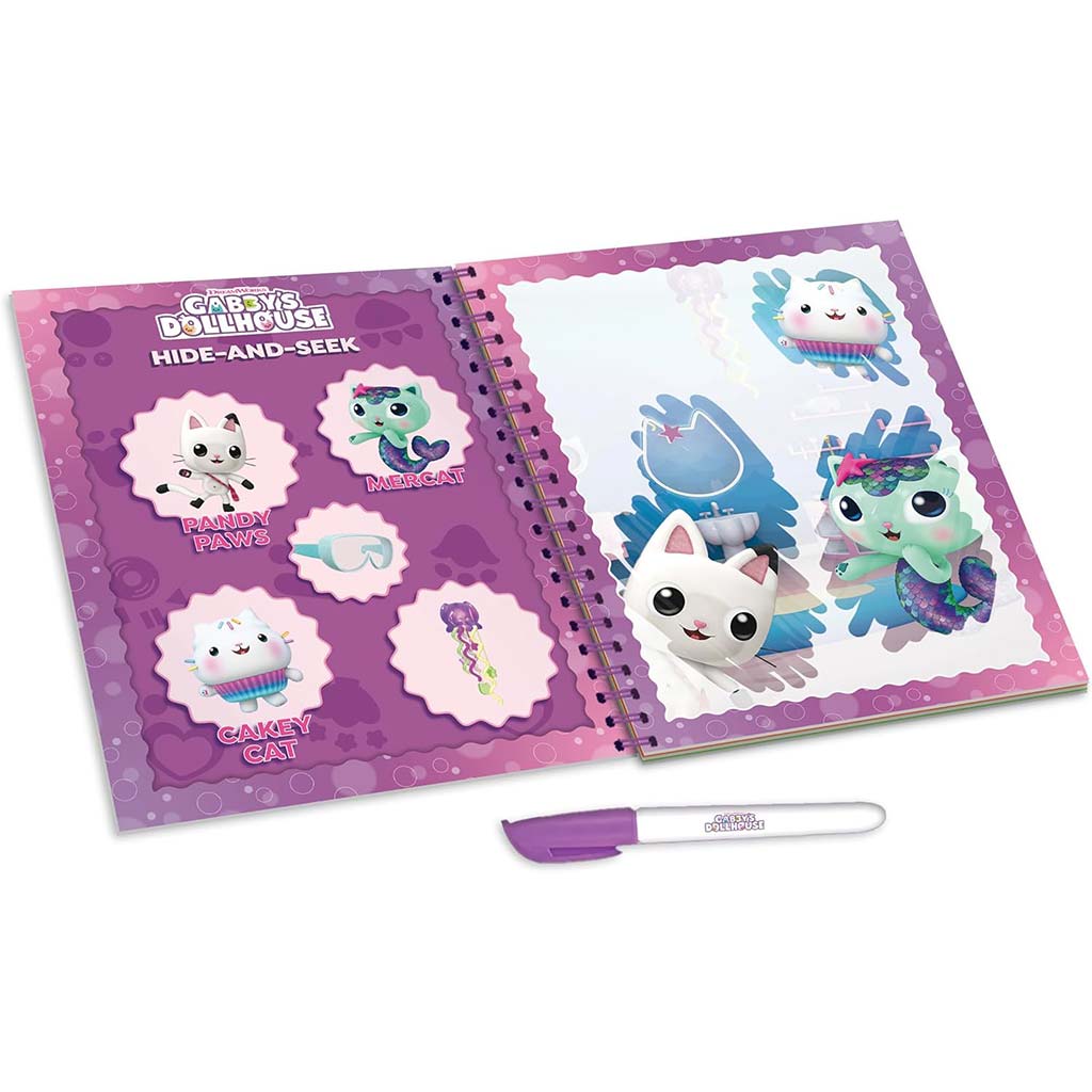 Gabys Puppenhaus Meow-Mazing Wasser-Malbuch – Lisciani kép 2