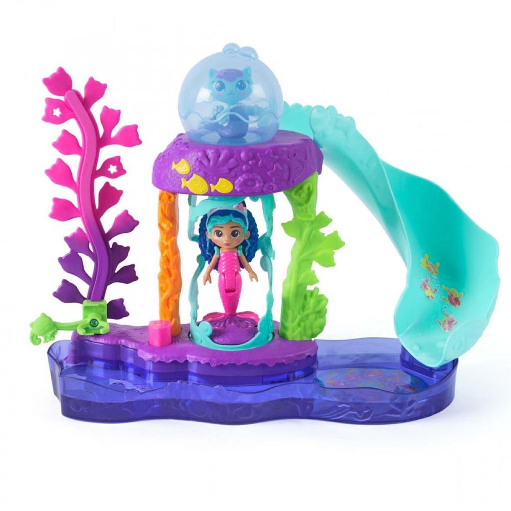 Gabis Puppenhaus Kino: Mercats Aquarium-Spielset – Spin Master kép 2
