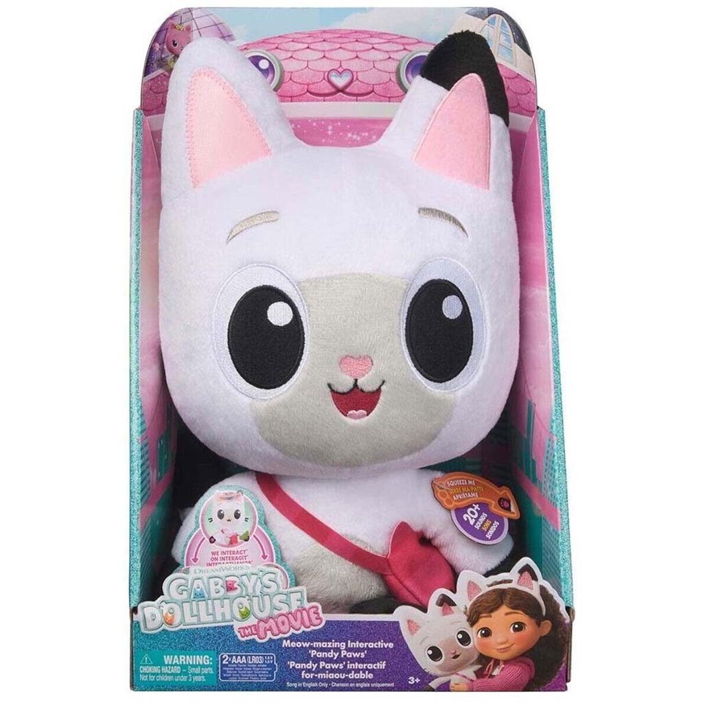 Gabis Puppenhaus Kino: Pandy Paws interaktive Plüschfigur 30 cm - Spin Master