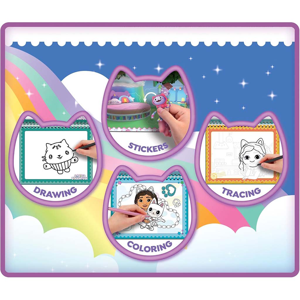 Gabis Puppenhaus Purr-Ific Malbuch - Lisciani kép 2